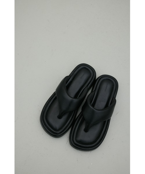 STYLEMIXER(スタイルミキサー)の「プラットフォームトングサンダル(サンダル・レディース・ライトベージュ/ブラック・LARGE/MEDIUM/SMALL)」の15枚目の写真