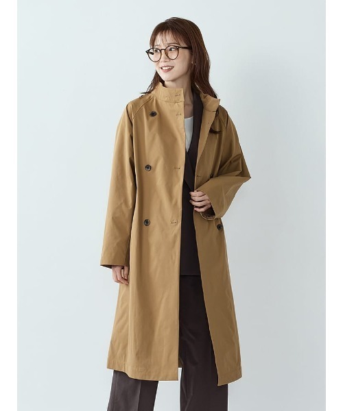 Perfect Suit FActory(パーフェクトスーツファクトリー)の「スプリングトレンチコート ベージュ/ネイビー(トレンチコート・レディース・ベージュ/ネイビー・M/S)」の5枚目の写真