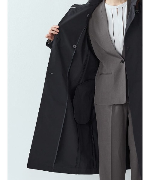 Perfect Suit FActory(パーフェクトスーツファクトリー)の「スプリングトレンチコート ベージュ/ネイビー(トレンチコート・レディース・ベージュ/ネイビー・M/S)」の16枚目の写真