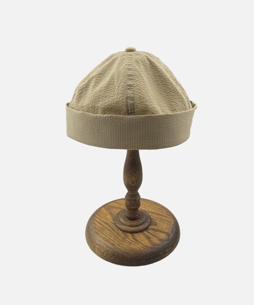 HUNTISM(ハンティズム)の「Sucker Fisherman Cap(キャップ・メンズ・ネイビー/ベージュ/ブラック・ONE SIZE)」の2枚目の写真
