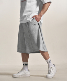 BORN TO WIN（ボーントゥウィン）の「SILVER B-SOFT TOUCH SIDE TWO TUCK BERMUDA PANTS [MELANGE GREY]（その他パンツ）」