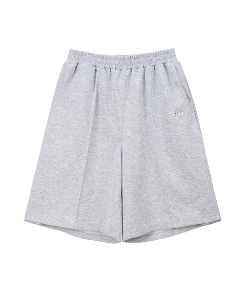 BORN TO WIN（ボーントゥウィン）の「SILVER B-SOFT TOUCH SIDE TWO TUCK BERMUDA PANTS [MELANGE GREY]（その他パンツ・メンズ・その他・1/2）」の4枚目の写真