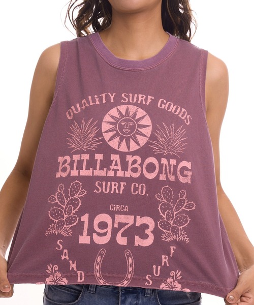 BILLABONG(ビラボン)の「BILLABONG ウィメンズ SUN ECHOES WL CROPPED COOL DRY TANK タンクトップ 【2026年夏モデル】(タンクトップ・レディース・オフホワイト/ベージュ/イエロー系その他/ブルー系その他/ホワイト・MEDIUM/LARGE)」の14枚目の写真