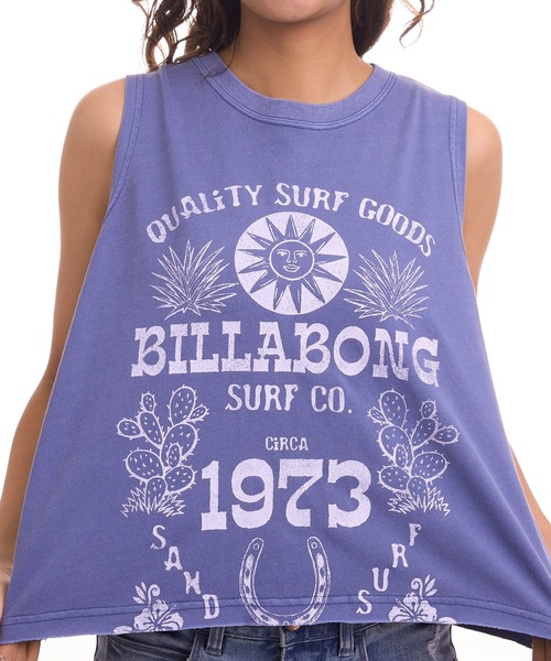 BILLABONG(ビラボン)の「BILLABONG ウィメンズ SUN ECHOES WL CROPPED COOL DRY TANK タンクトップ 【2026年夏モデル】(タンクトップ・レディース・オフホワイト/ベージュ/イエロー系その他/ブルー系その他/ホワイト・MEDIUM/LARGE)」の15枚目の写真