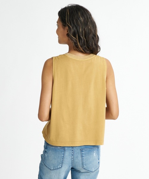 BILLABONG(ビラボン)の「BILLABONG ウィメンズ SUN ECHOES WL CROPPED COOL DRY TANK タンクトップ 【2026年夏モデル】(タンクトップ・レディース・オフホワイト/ベージュ/イエロー系その他/ブルー系その他/ホワイト・MEDIUM/LARGE)」の17枚目の写真