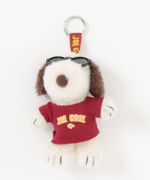 SNOOPY（スヌーピー）の「PEANUTS/ピーナッツ　スヌーピー　カレッジジョークールマスコット（キーホルダー・レディース・ネイビー/レッド・ONE SIZE）」の4枚目の写真