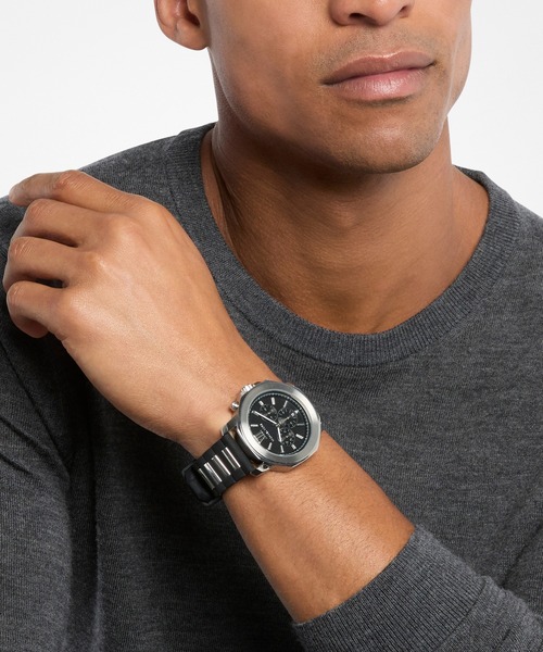 MICHAEL KORS(マイケルコース)の「マイケル・コース 腕時計 メンズ アナログ シリコン MK9262(アナログ腕時計・メンズ・ブラック・FREE)」の2枚目の写真