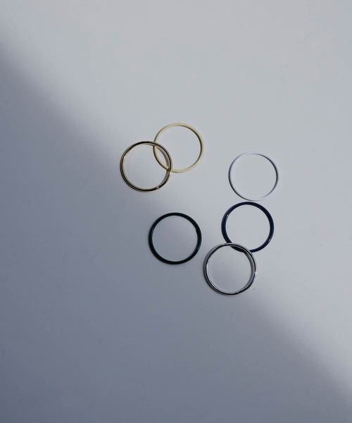 Nothing And Others(ナッシングアンドアザーズ)の「「Nothing And Others/ナッシングアンドアザーズ」Color Scheme 3Rings SET(リング・レディース・シルバー/ゴールド・FREE)」の3枚目の写真