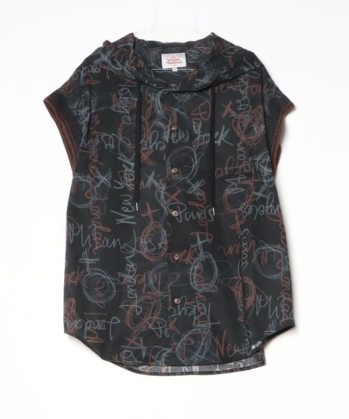 LITTLE CITIES SLEEVELESS RIB HOODIE SHIRT（シャツ/ブラウス 