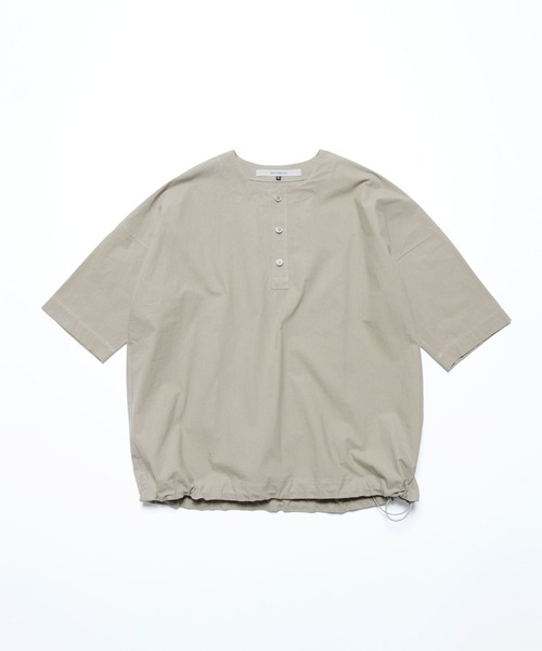 BASISBROEK(バシスブルック)の「DONKN(シャツ/ブラウス・メンズ・サンドベージュ・1/2/3)」の1枚目の写真