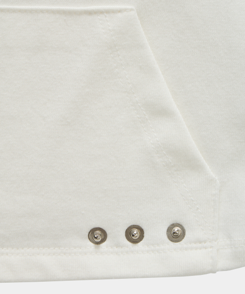 ETRE AU SOMMET(エトレオソメ)の「Zipper Halter Turtleneck Point Pocket Hoodie (White)(Tシャツ/カットソー・レディース・ホワイト・2/1)」の11枚目の写真