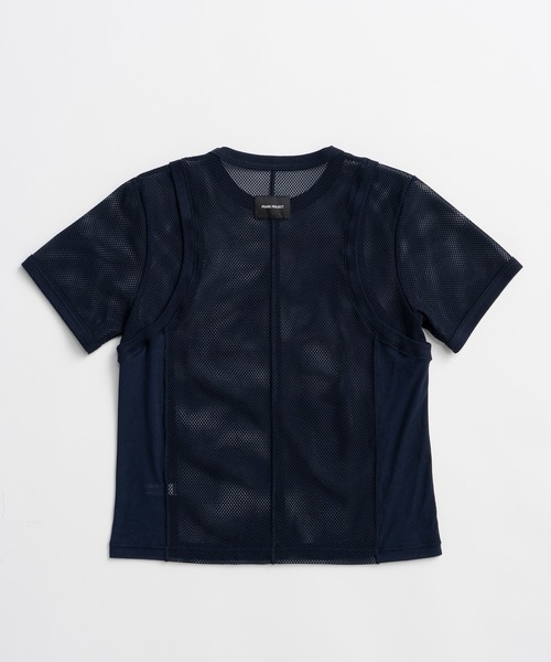 PRANK PROJECT(プランクプロジェクト)の「メッシュリンガーTEE / Mesh Ringer Tee(Tシャツ/カットソー・レディース・ネイビー/ホワイト/ボルドー・FREE)」の19枚目の写真