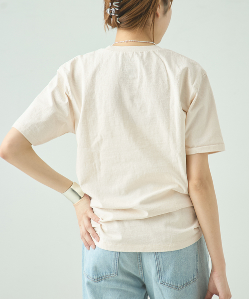 MIXTA(ミクスタ)の「MIXTA/ミクスタ CALIFORNIA TABBY CLUB CREW Tシャツ(Tシャツ/カットソー・レディース・ブラック/アイボリー・MEDIUM)」の12枚目の写真