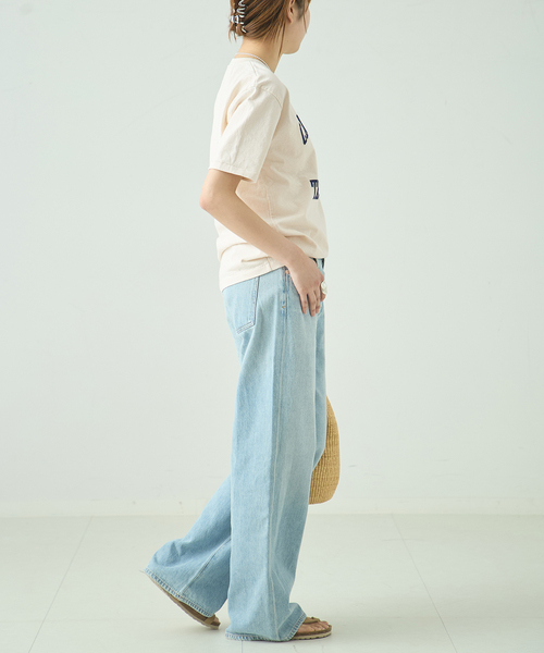 MIXTA(ミクスタ)の「MIXTA/ミクスタ CALIFORNIA TABBY CLUB CREW Tシャツ(Tシャツ/カットソー・レディース・ブラック/アイボリー・MEDIUM)」の14枚目の写真