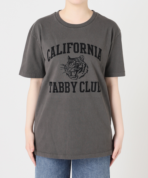 MIXTA(ミクスタ)の「MIXTA/ミクスタ CALIFORNIA TABBY CLUB CREW Tシャツ(Tシャツ/カットソー・レディース・ブラック/アイボリー・MEDIUM)」の15枚目の写真