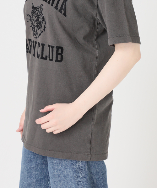 MIXTA(ミクスタ)の「MIXTA/ミクスタ CALIFORNIA TABBY CLUB CREW Tシャツ(Tシャツ/カットソー・レディース・ブラック/アイボリー・MEDIUM)」の20枚目の写真
