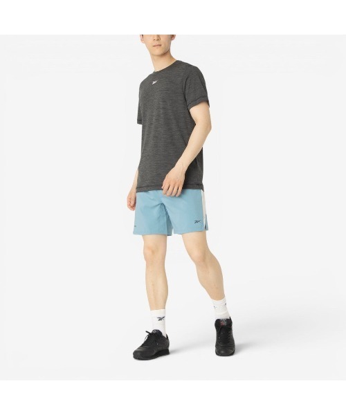 Reebok（リーボック）の「トレイン メランジ テック Tシャツ / ID TRAIN MELANGE TECH TEE（Tシャツ/カットソー・メンズ・グレー/ブラック・X-LARGE/SMALL/MEDIUM/LARGE）」の20枚目の写真