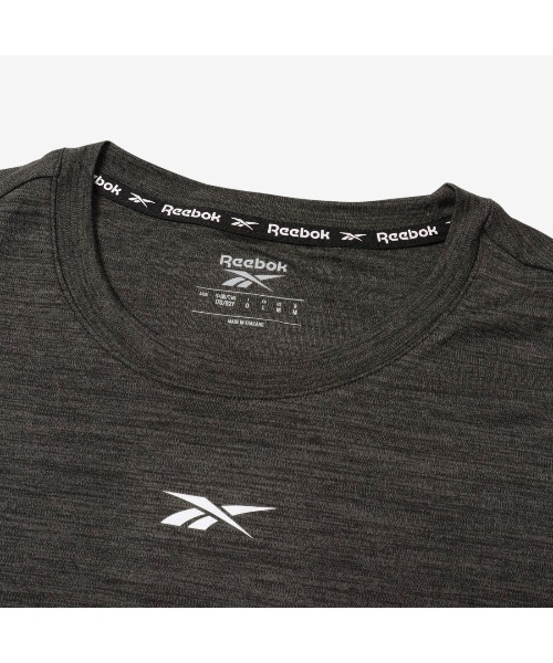Reebok（リーボック）の「トレイン メランジ テック Tシャツ / ID TRAIN MELANGE TECH TEE（Tシャツ/カットソー・メンズ・グレー/ブラック・X-LARGE/SMALL/MEDIUM/LARGE）」の21枚目の写真