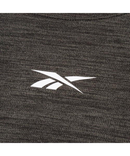 Reebok（リーボック）の「トレイン メランジ テック Tシャツ / ID TRAIN MELANGE TECH TEE（Tシャツ/カットソー・メンズ・グレー/ブラック・X-LARGE/SMALL/MEDIUM/LARGE）」の3枚目の写真