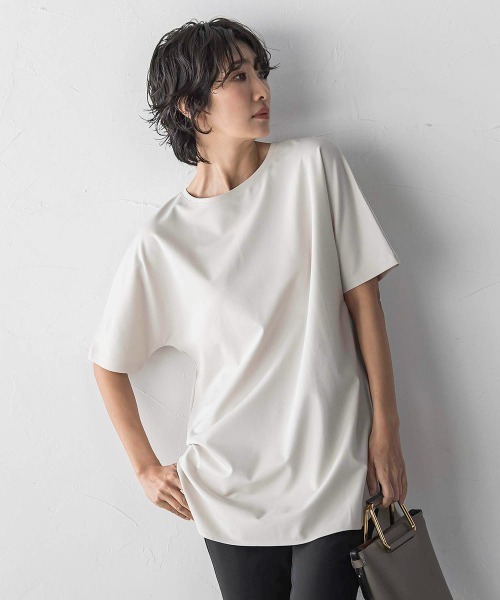 WEB限定】”細身パンツも怖くない”Tシャツチュニック（Tシャツ