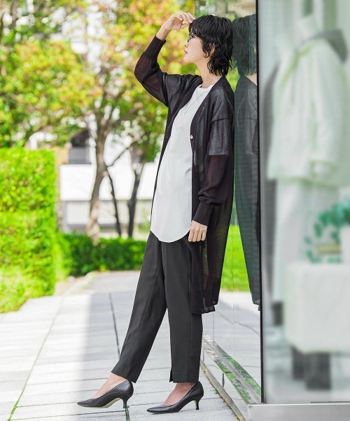 la.f…(ラエフ)の「【WEB限定】”細身パンツも怖くない”Tシャツチュニック(Tシャツ/カットソー・レディース・ホワイト/ベージュ・9号)」の15枚目の写真
