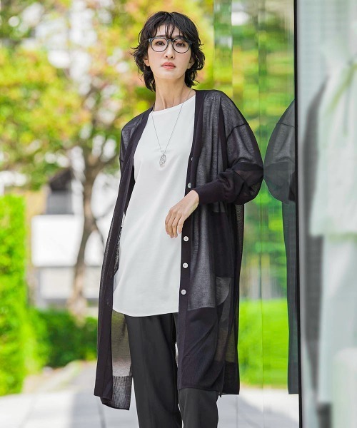 la.f…(ラエフ)の「【WEB限定】”細身パンツも怖くない”Tシャツチュニック(Tシャツ/カットソー・レディース・ホワイト/ベージュ・9号)」の13枚目の写真