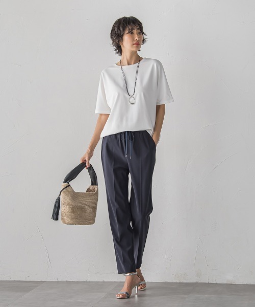 la.f…(ラエフ)の「【WEB限定】”細身パンツも怖くない”Tシャツチュニック(Tシャツ/カットソー・レディース・ホワイト/ベージュ・9号)」の22枚目の写真