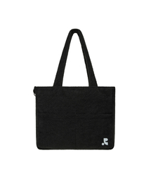 TERRY BEACH BAG - BLACK