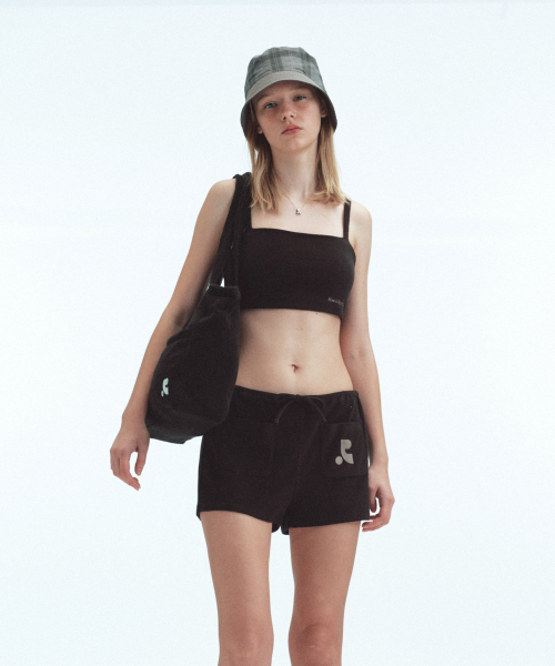 Rest&Recreation（レストアンドレクリエーション）の「TERRY BEACH BAG - BLACK（ショルダーバッグ・レディース・その他・ONE）」の4枚目の写真