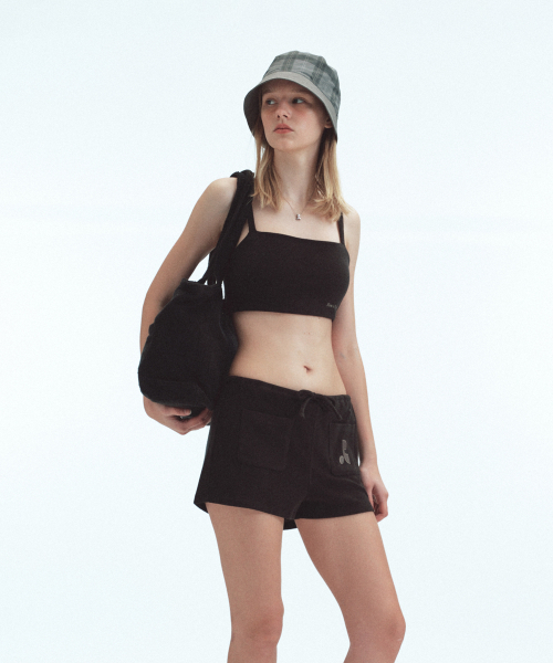Rest&Recreation（レストアンドレクリエーション）の「TERRY BEACH BAG - BLACK（ショルダーバッグ・レディース・その他・ONE）」の5枚目の写真