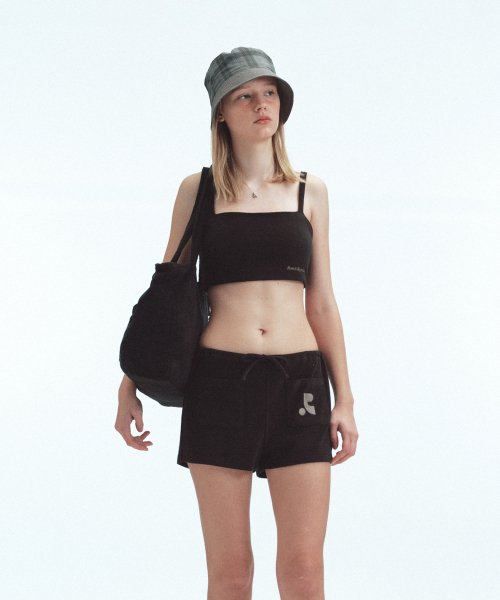Rest&Recreation（レストアンドレクリエーション）の「TERRY BEACH BAG - BLACK（ショルダーバッグ・レディース・その他・ONE）」の6枚目の写真