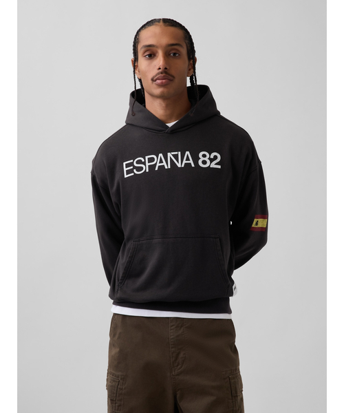 GAP(ギャップ)の「FIFA WORLD CUP(TM) ヴィンテージソフト フレンチテリー オーバーサイズ パーカー(パーカー・メンズ・ネイビー/ブルー/ブラック/ブルー系その他/グリーン/グリーン系その他/レッド/グレー・M/L/XL/XS/S)」の20枚目の写真