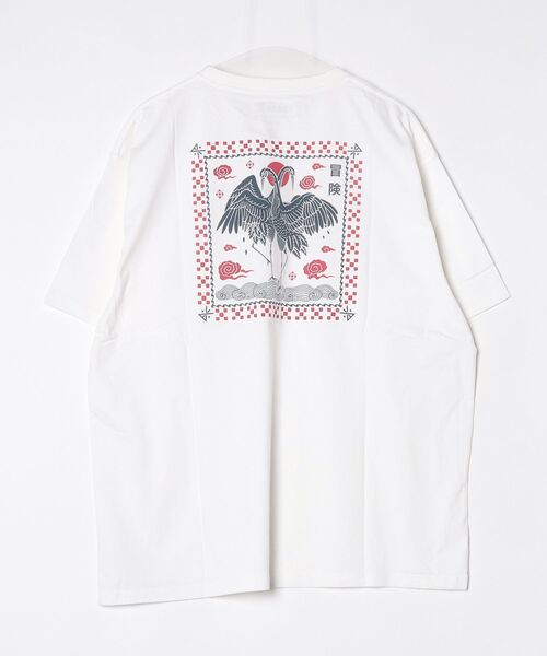 ROARK REVIVAL(ロアークリバイバル)の「【ROARK】"CRANE" S/S TEE(Tシャツ/カットソー・メンズ・ホワイト・MEDIUM/LARGE)」の14枚目の写真