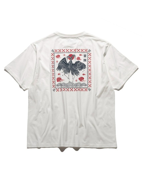ROARK REVIVAL(ロアークリバイバル)の「【ROARK】"CRANE" S/S TEE(Tシャツ/カットソー・メンズ・ホワイト・MEDIUM/LARGE)」の9枚目の写真