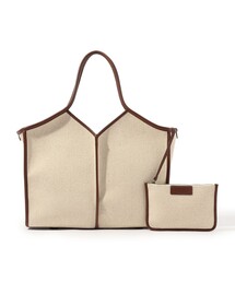 HEREU CALELLA SQUARED MEDIUM CANVAS トートバッグ