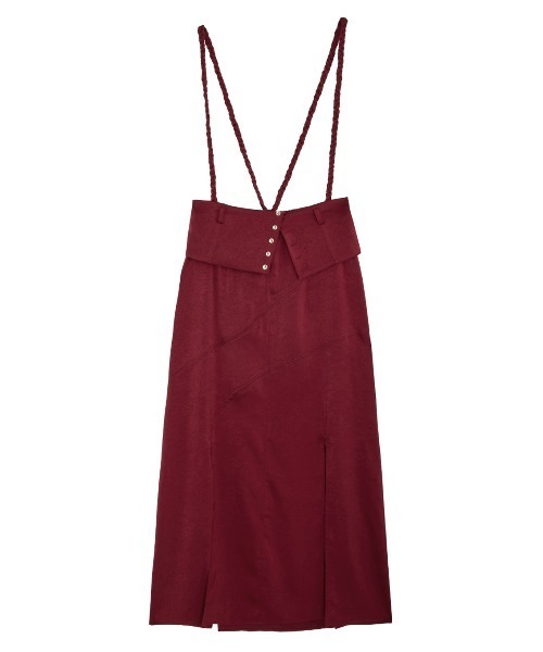 Ameri(アメリ)の「CRUSHED SATIN ARRANGE CORD SKIRT(スカート・レディース・アイボリー/レッド/ブラウン・SMALL/MEDIUM)」の13枚目の写真