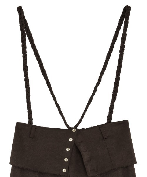 Ameri(アメリ)の「CRUSHED SATIN ARRANGE CORD SKIRT(スカート・レディース・アイボリー/レッド/ブラウン・SMALL/MEDIUM)」の15枚目の写真