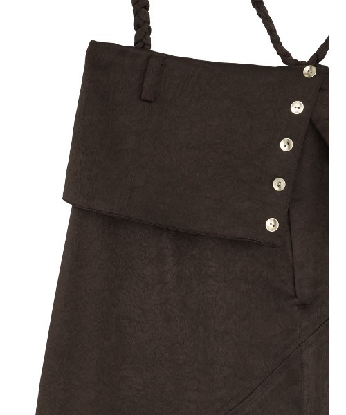 Ameri(アメリ)の「CRUSHED SATIN ARRANGE CORD SKIRT(スカート・レディース・アイボリー/レッド/ブラウン・SMALL/MEDIUM)」の16枚目の写真