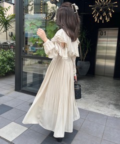 Wジップニット+チュールキャミワンピースSET（ワンピース）｜Chico