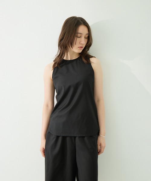 LOEFF（ロエフ）の「[LOEFF/ロエフ]LF W TORO AMRCN/SLV（タンクトップ・レディース・ダークグレー/ブラック・FREE）」の3枚目の写真