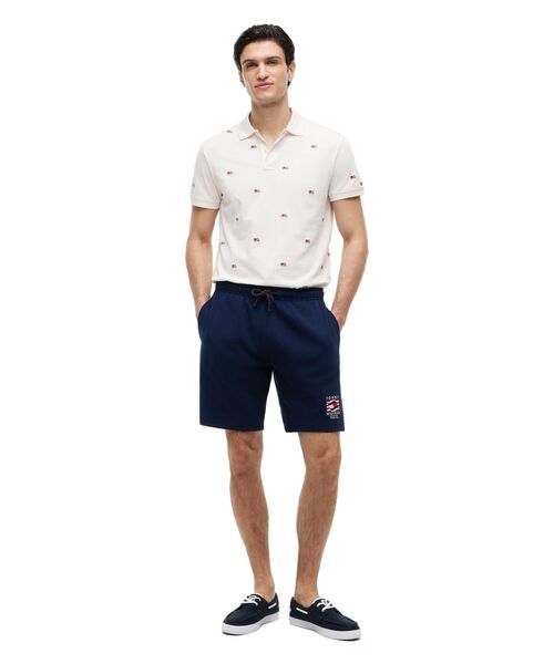 TOMMY HILFIGER（トミーヒルフィガー）の「レギュラーフィットシグネチャー刺繍ポロシャツ（ポロシャツ・メンズ・ホワイト/ネイビー・X-LARGE/SMALL/MEDIUM/LARGE）」の3枚目の写真