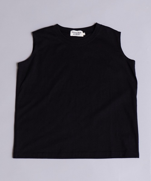 PAIRMANON STREET（ペアマノンストリート）の「【90-160cm】【綿100%】ロゴ タンクトップ【PAIRMANON STREET】（タンクトップ・キッズ・ピンク/ブルー/ブラック/ブラウン・150/100/120/130/160/110/90/140）」の9枚目の写真