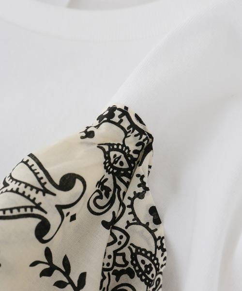 Spick & Span(スピックアンドスパン)の「《追加》manipuri / マニプリ Tシャツビスチェ(Tシャツ/カットソー・レディース・ホワイト/ブラック・FREE)」の22枚目の写真