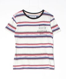 Sasquatchfabrix.（サスクワァッチファブリックス）の「ボーダー柄半袖Tシャツ（Tシャツ/カットソー）」