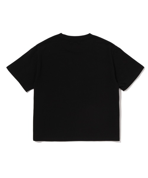 A BATHING APE（アベイシングエイプ）の「COLOR STUD COLLEGE MINI TEE（Tシャツ/カットソー・レディース・ピンク/ブラック・SMALL/MEDIUM/LARGE）」の3枚目の写真