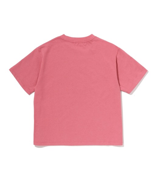 A BATHING APE（アベイシングエイプ）の「COLOR STUD COLLEGE MINI TEE（Tシャツ/カットソー・レディース・ピンク/ブラック・SMALL/MEDIUM/LARGE）」の4枚目の写真