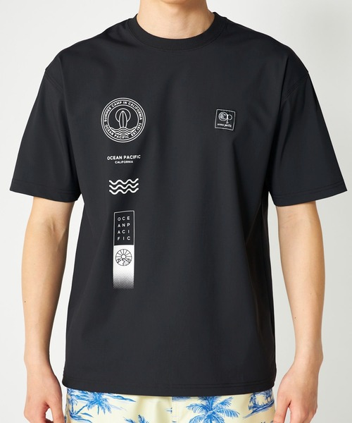 Ocean Pacific（オーシャンパシフィック）の「オーシャンパシフィック Ocean Pacific ハンソデUVTシャツ（Tシャツ/カットソー・メンズ・ホワイト/ブラック・M/L/LL）」の2枚目の写真
