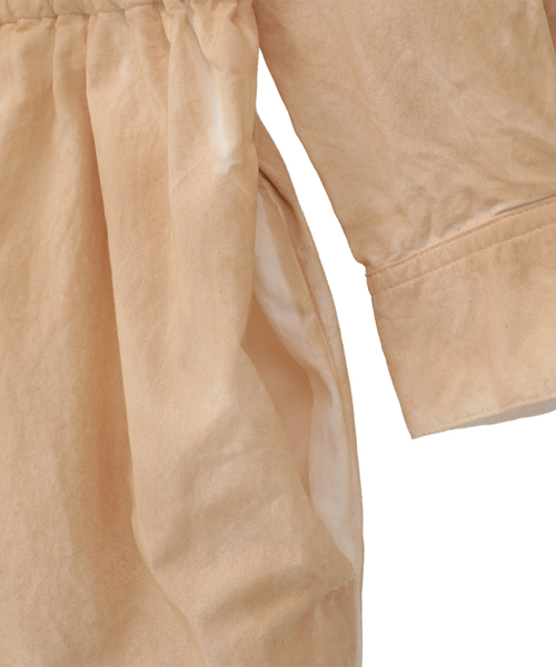 CURRENTAGE(カレンテージ)の「Spray dyeing Jumpsuit(MENS)(つなぎ/オールインワン・メンズ・ナチュラル・3/4)」の5枚目の写真