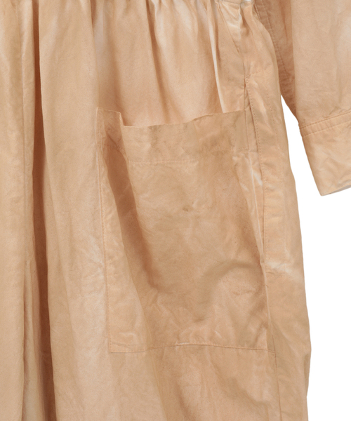 CURRENTAGE(カレンテージ)の「Spray dyeing Jumpsuit(MENS)(つなぎ/オールインワン・メンズ・ナチュラル・3/4)」の6枚目の写真