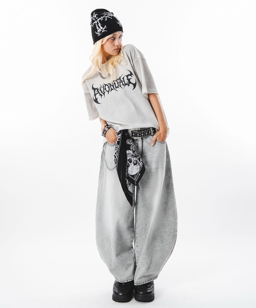 SHORT ROUND(ショートラウンド)の「SHORT ROUND/【26年春夏新作】カーブデニムパンツ(デニムパンツ・メンズ・インディゴブルー/グレー/ブラック系3・LARGE/MEDIUM)」の9枚目の写真